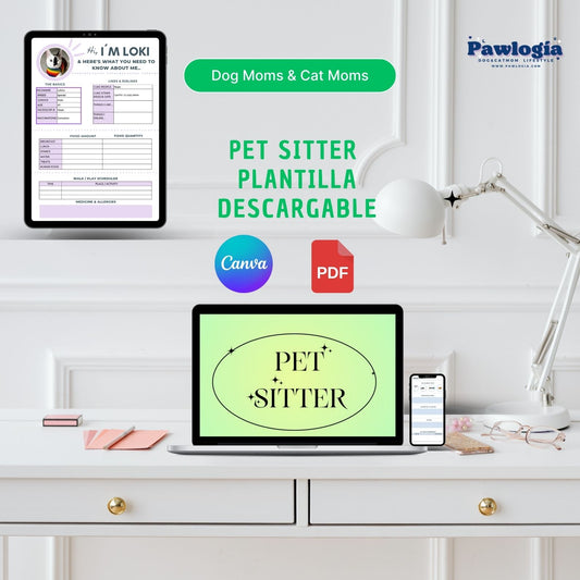 Plantilla Pet Sitter + PDF + Editable en Canva